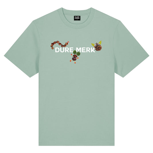 "KASTANJE CREATIEF" T-SHIRT IN LIGHT GREEN