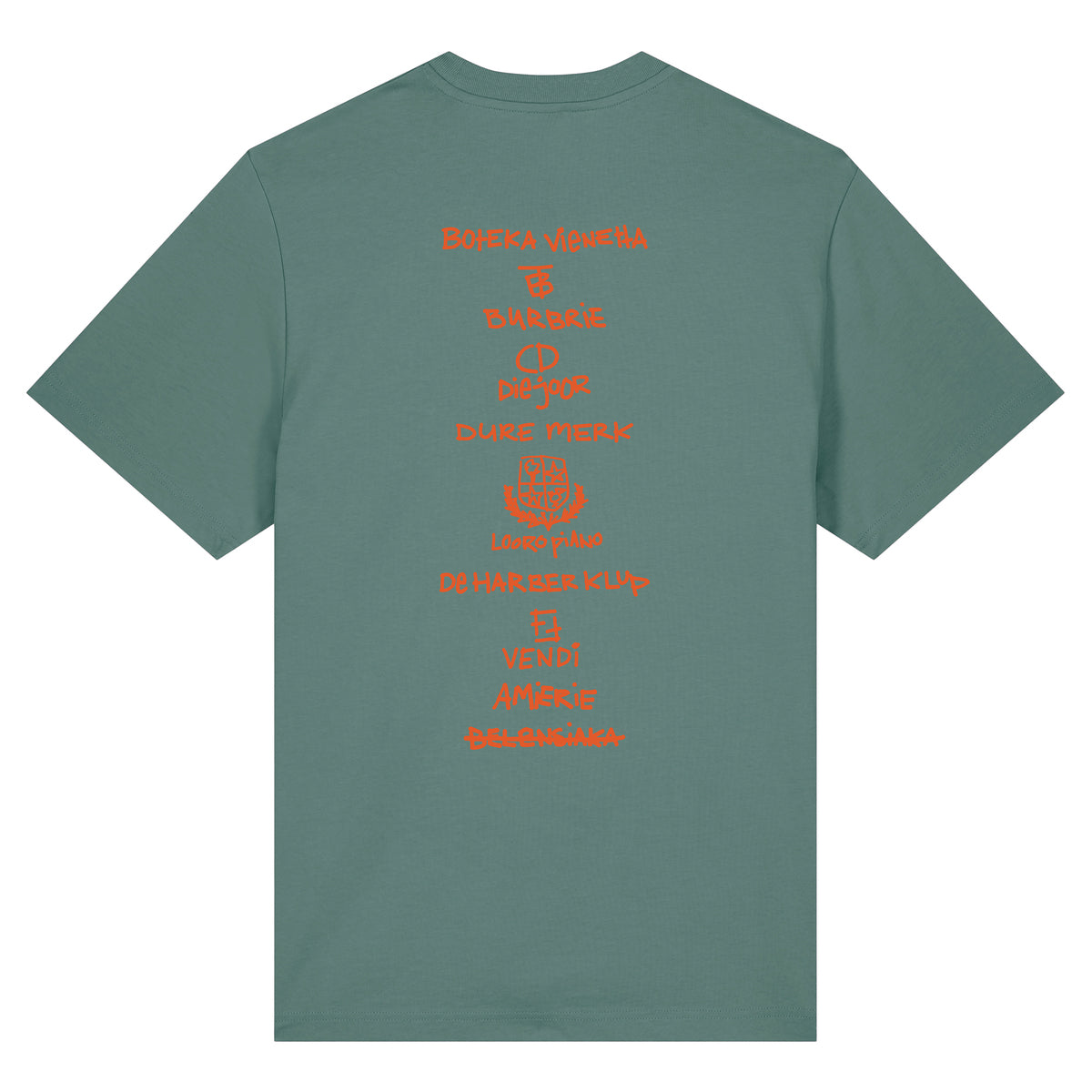 "DURE MERK 2014" T-SHIRT IN GREEN