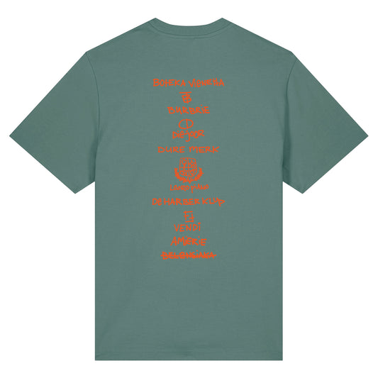 "DURE MERK 2014" T-SHIRT IN GREEN