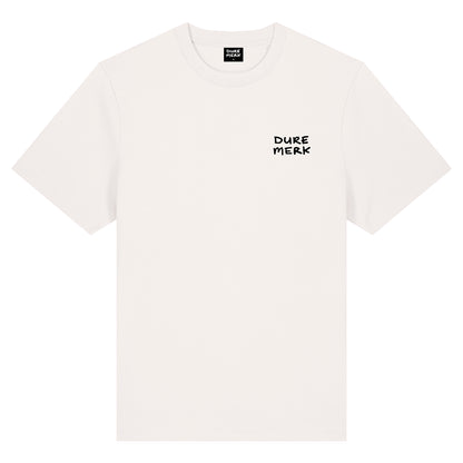 “DURE MERK 2014" T-SHIRT IN OFF-WHITE