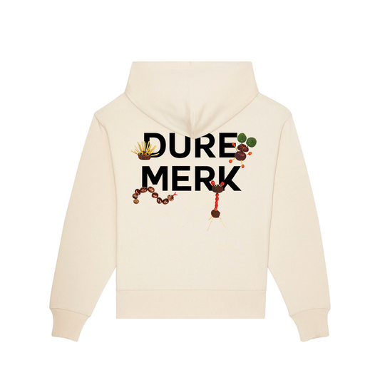 "Kastanje Creatief" Hoodie Natural Raw